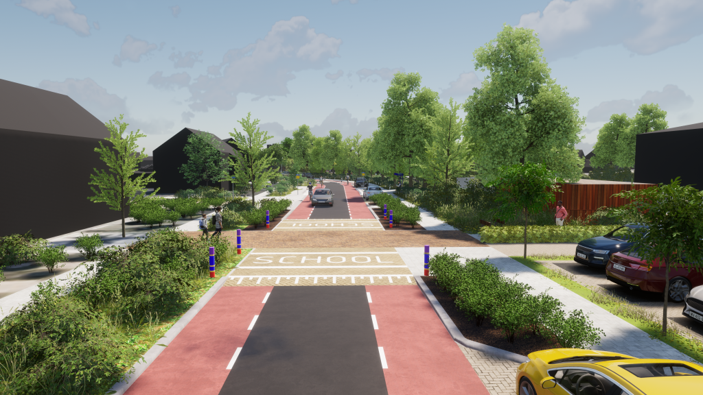 visualisatie Stuivenbergstraat locatie Joh Bogermanschool 1
